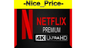 Netflix account with a PREMIUM subscription for 12 MONTHS