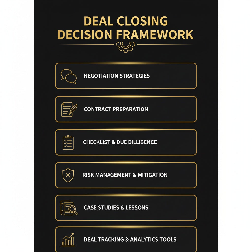 Deal Closing Decision Framework: Proven Strategies and Checklists for Fast, Risk-Free Business Partnerships