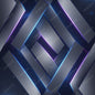 Futuristic Diamond Shapes Vector | Abstract Geometric Neon Art with Watermark