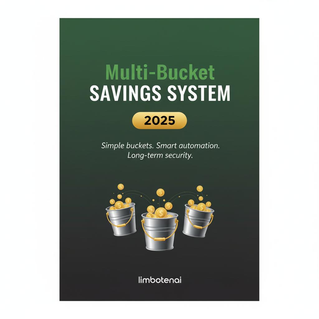 Multi‑Bucket Savings System 2025: Simple Buckets, Smart Automation, Long‑Term Security