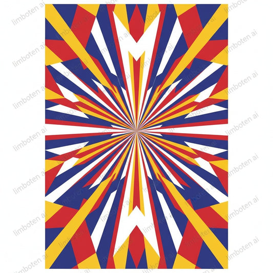 Bold Chevron Abstract Poster | Modern Geometric Wall Art