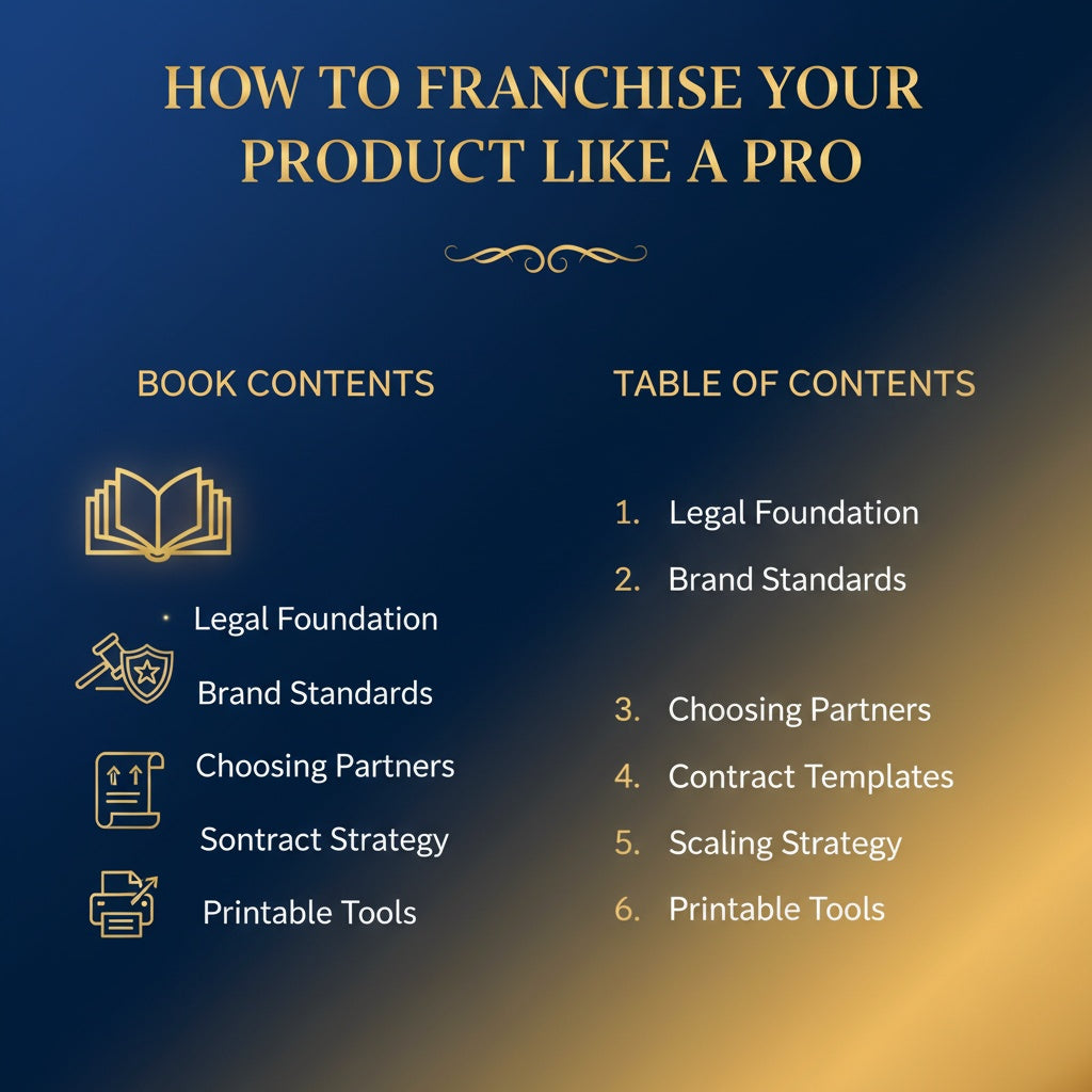 How to Franchise Your Product Like a Pro: The Practical Guide for Expanding Your Brand Successfully