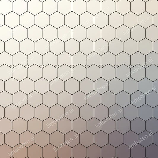 Minimalist Hexagon Grid Artwork | Geometric Pattern with Watermark