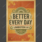 Better Every Day | Vintage Paper Style Motivational Poster with Watermark